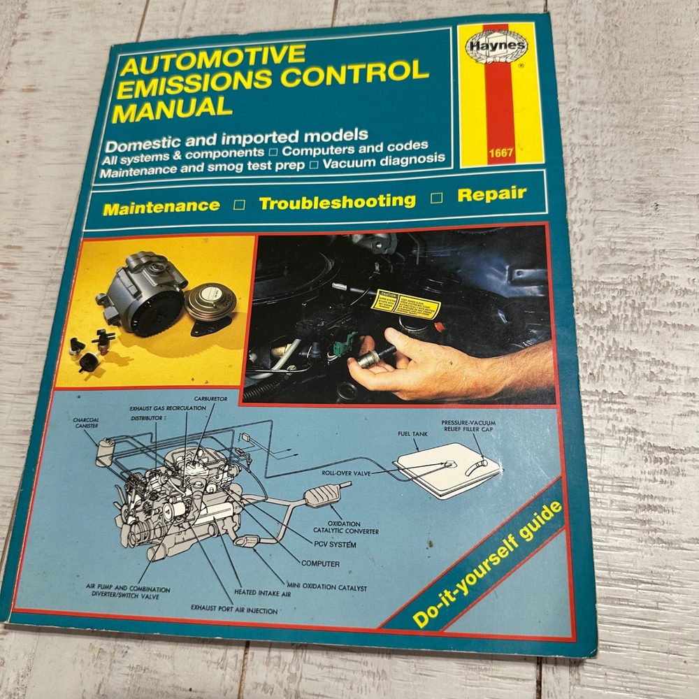 Haynes Automotive Emissions Control Manual 1667 Repair Maintenance Guide